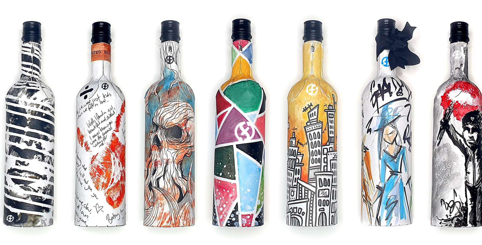 First Wine Bottle in Paper